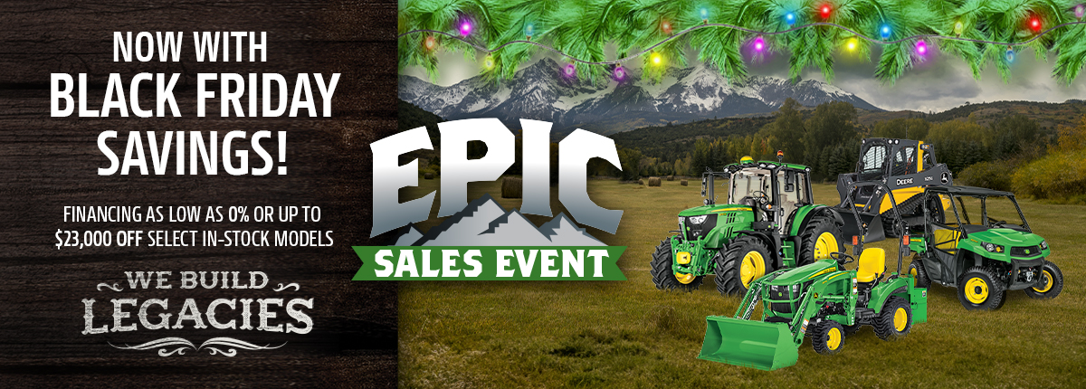 EPIC Sales Event with Black Friday Savings